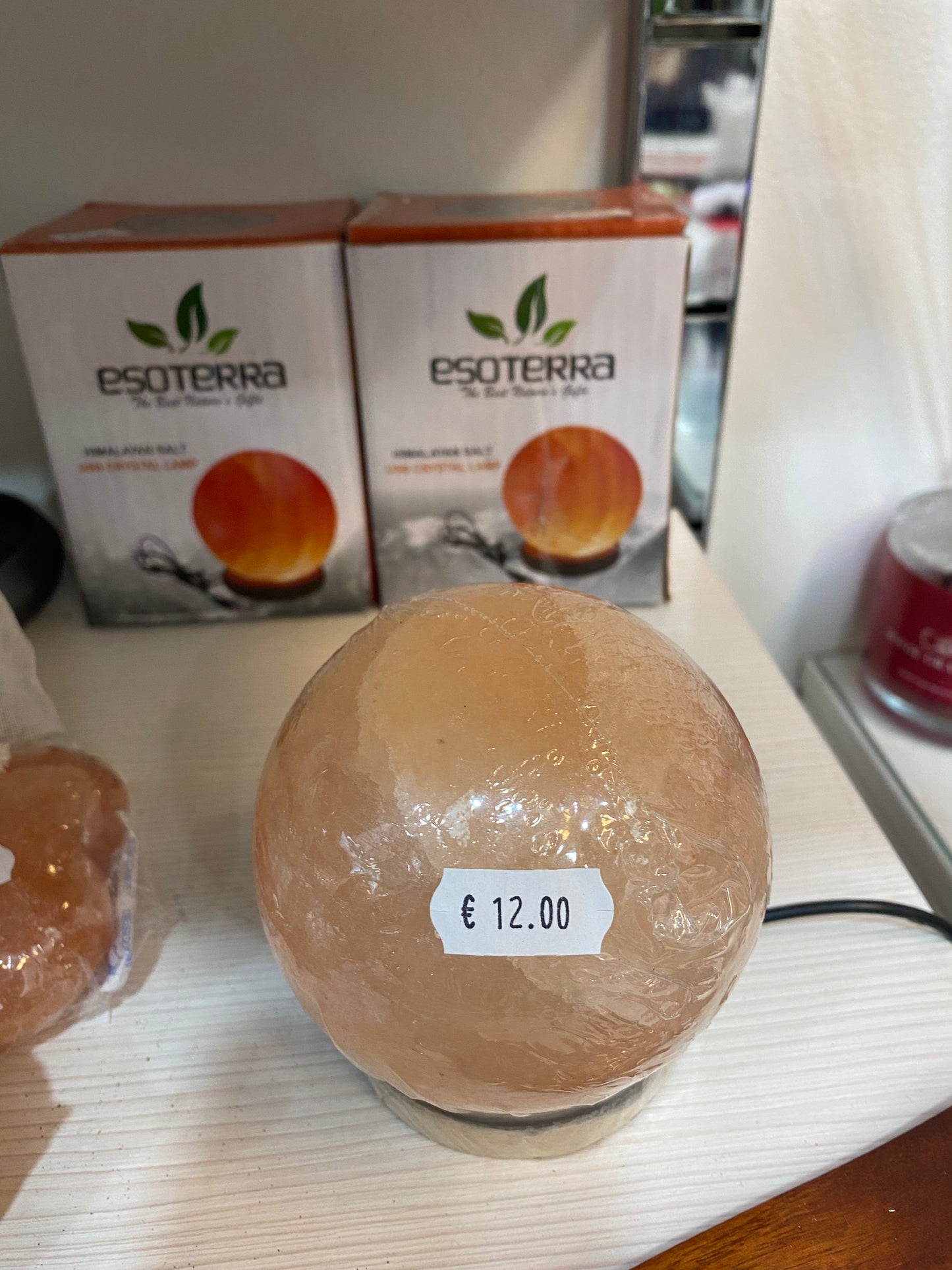 Lampada di Sale Himalayano "Sfera di Luce" – Benessere e Calore