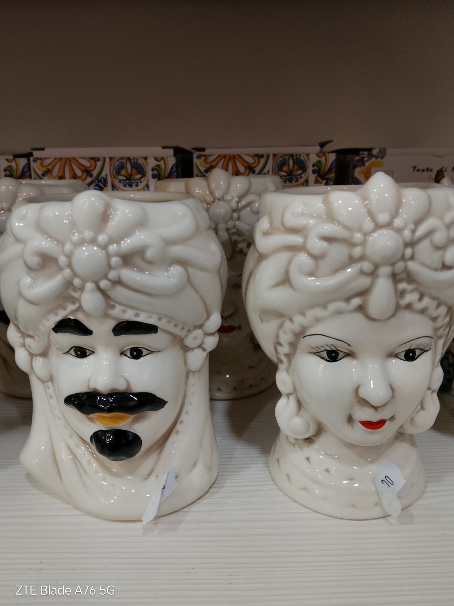 TESTA DI MORO COPPIA UOMO - DONNA