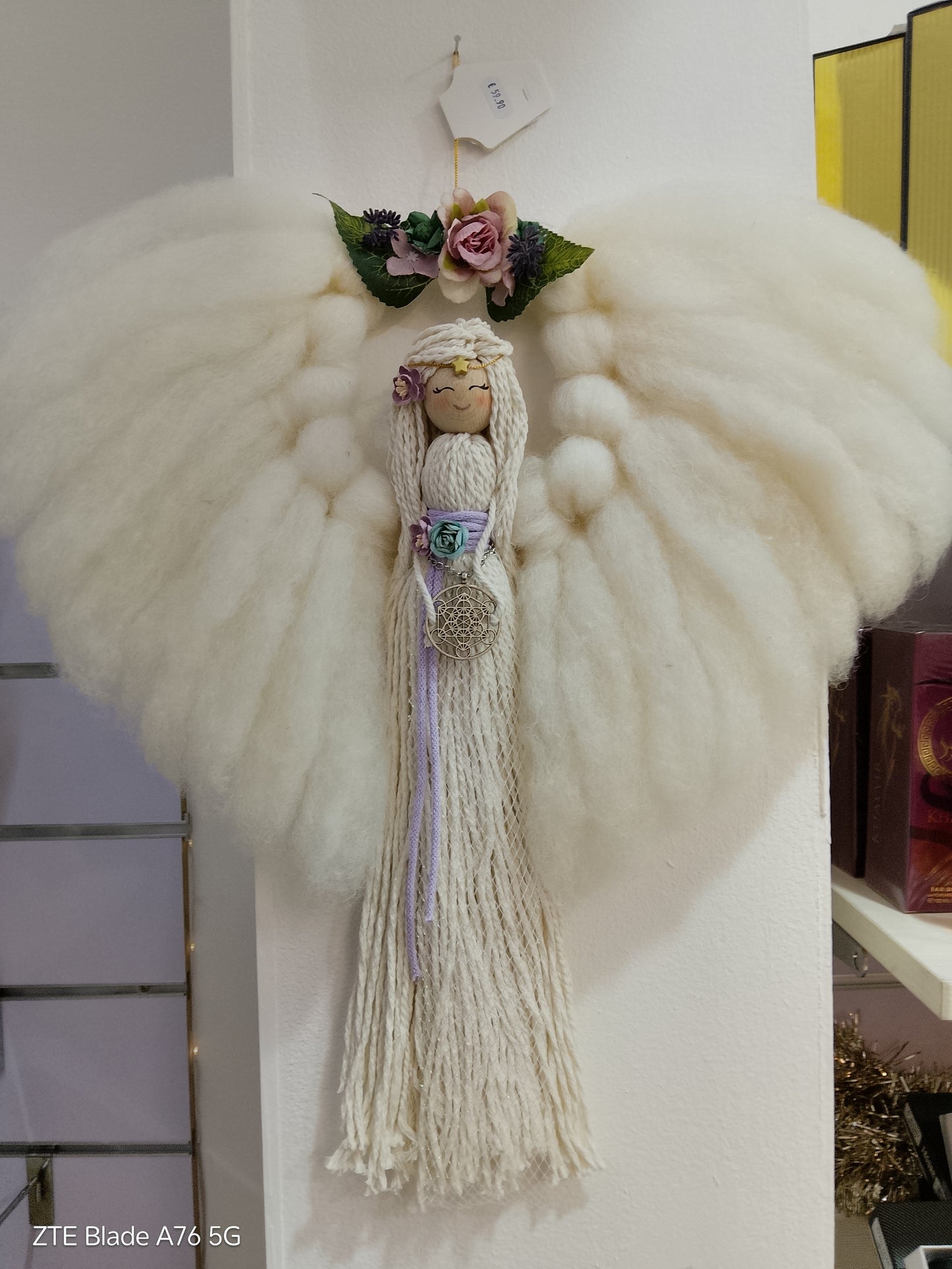 Angelo Messaggero di Pace - Decorazione Soffice e Romantica 🕊️ ispirato all'Arcangelo Metatron