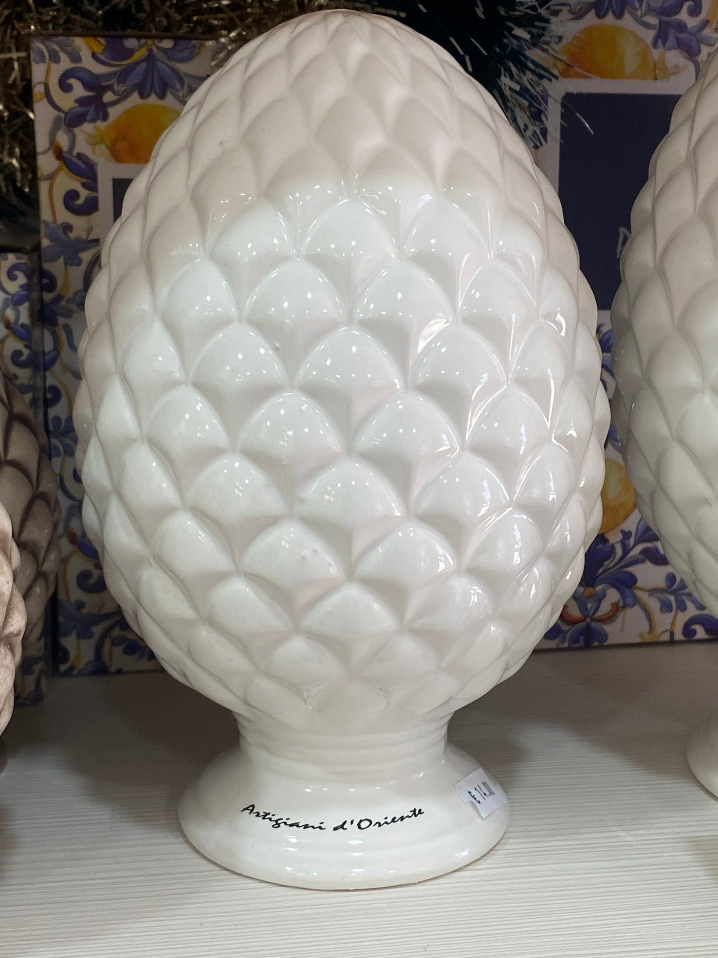 Pigna Siciliana "Artigiani d'Oriente" - Simbolo di Prosperità e Buon Augurio 🏡