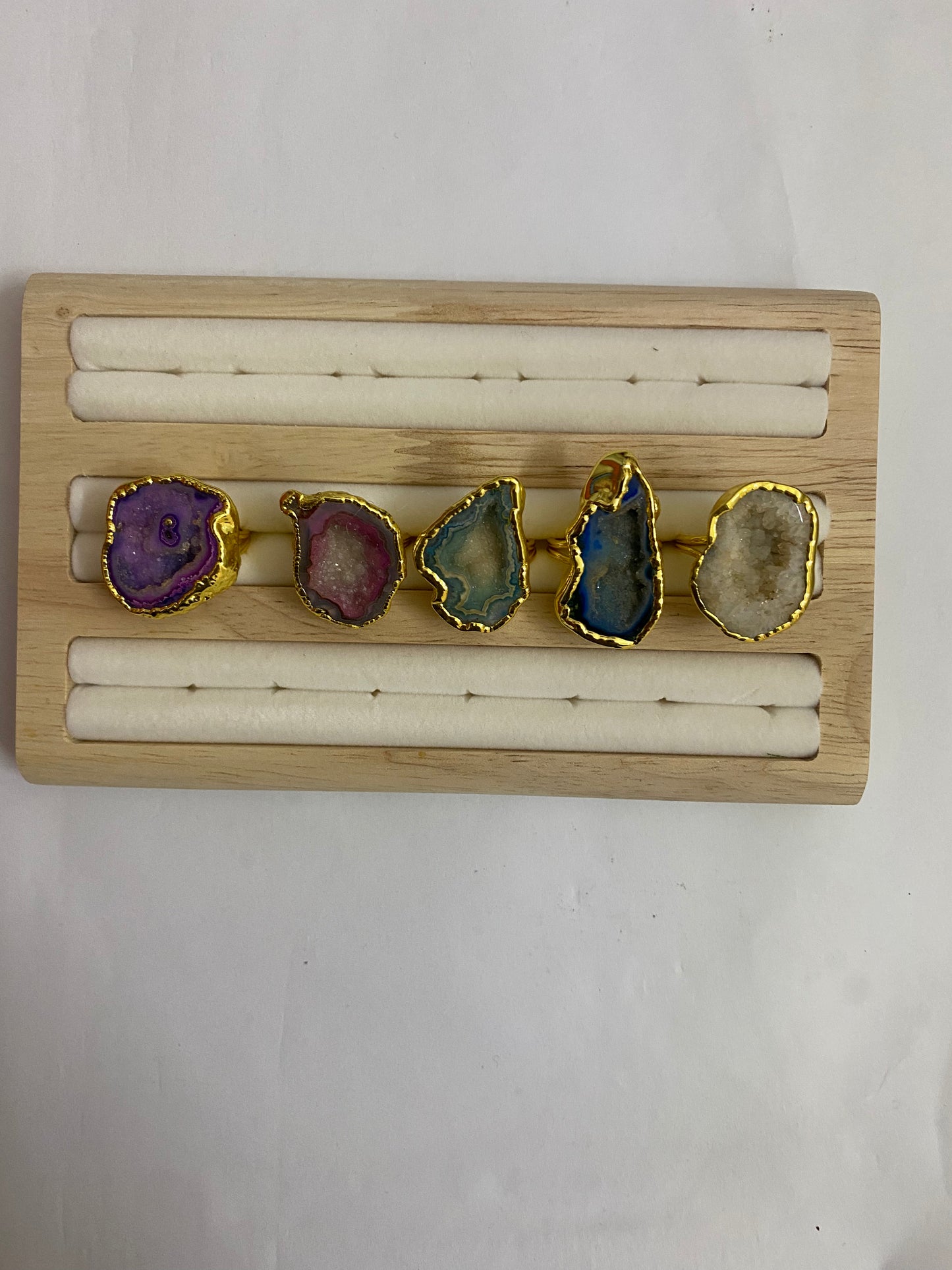 Collezione Anelli "Cuore di Geode"