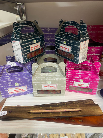 Coni d'Incenso Backflow Satya