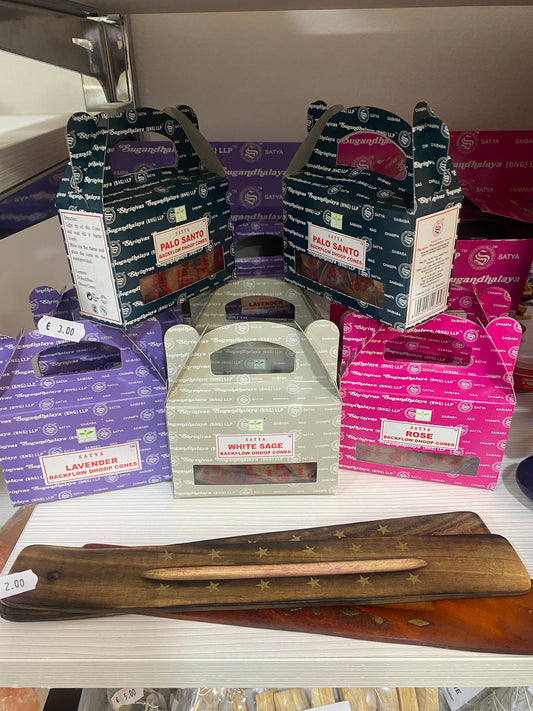 Coni d'Incenso Backflow Satya