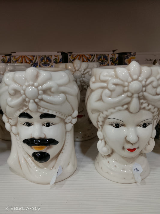 TESTA DI MORO COPPIA UOMO - DONNA