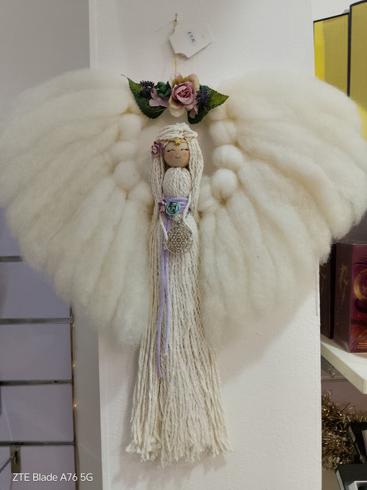 Angelo Messaggero di Pace - Decorazione Soffice e Romantica 🕊️ ispirato all'Arcangelo Metatron