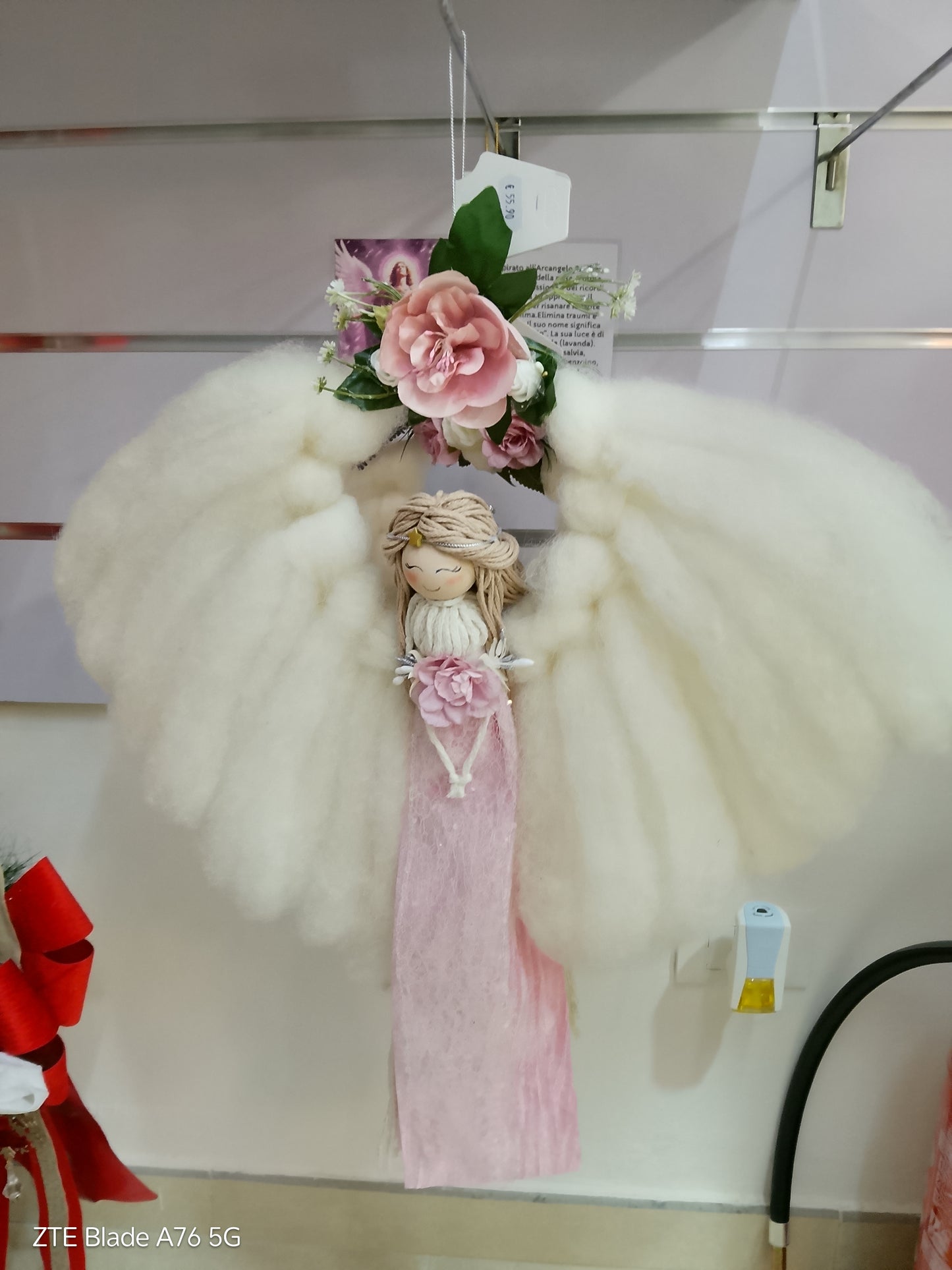 Angelo Messaggero di Pace - Decorazione Soffice e Romantica 🕊️