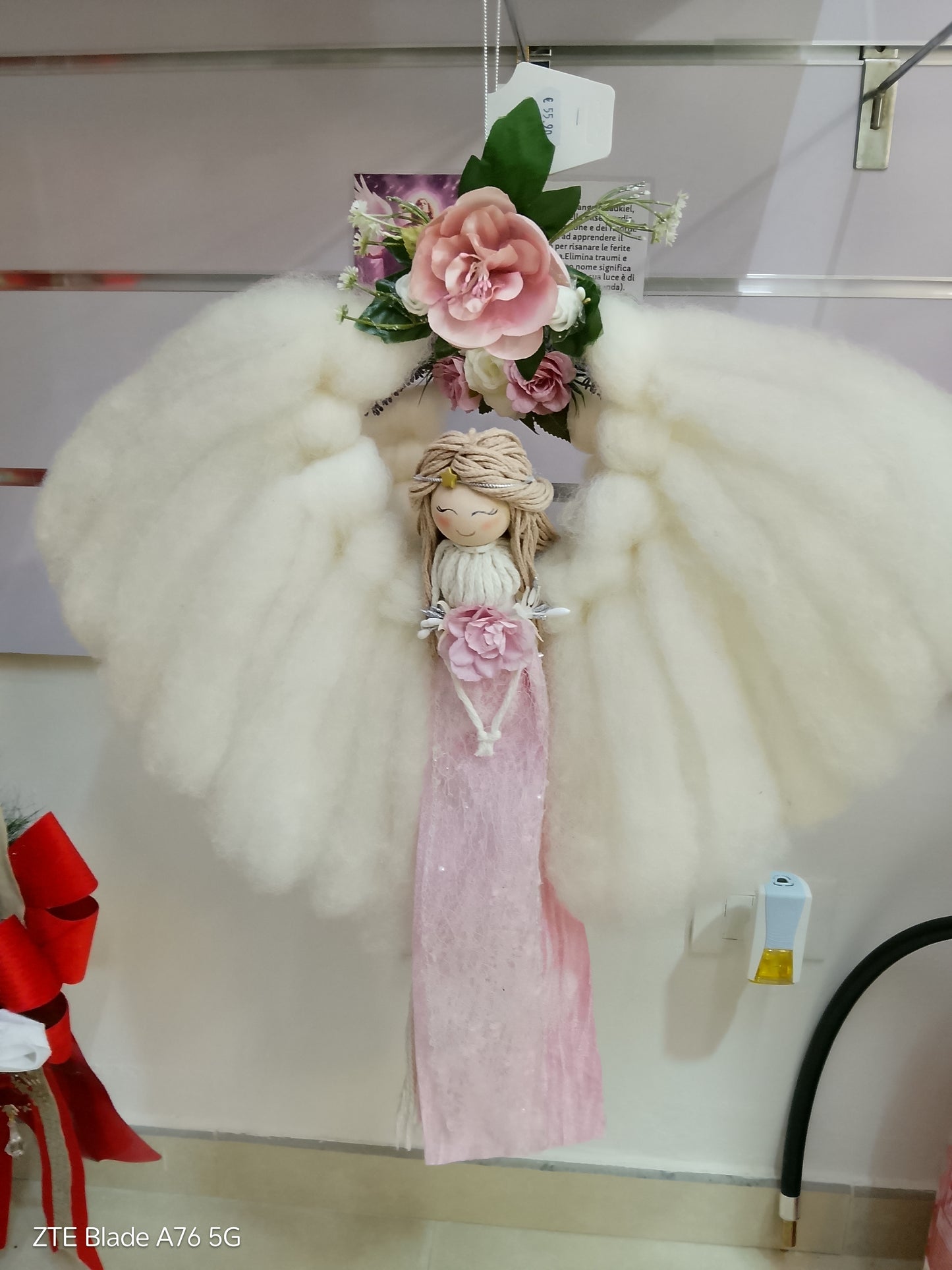 Angelo Messaggero di Pace - Decorazione Soffice e Romantica 🕊️