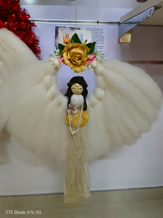 Angelo Messaggero di Pace - Decorazione Soffice e Romantica 🕊️ ispirato all'Arcangelo Jophiel
