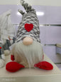 Gnomo Seduto " Invernale con Cuore"