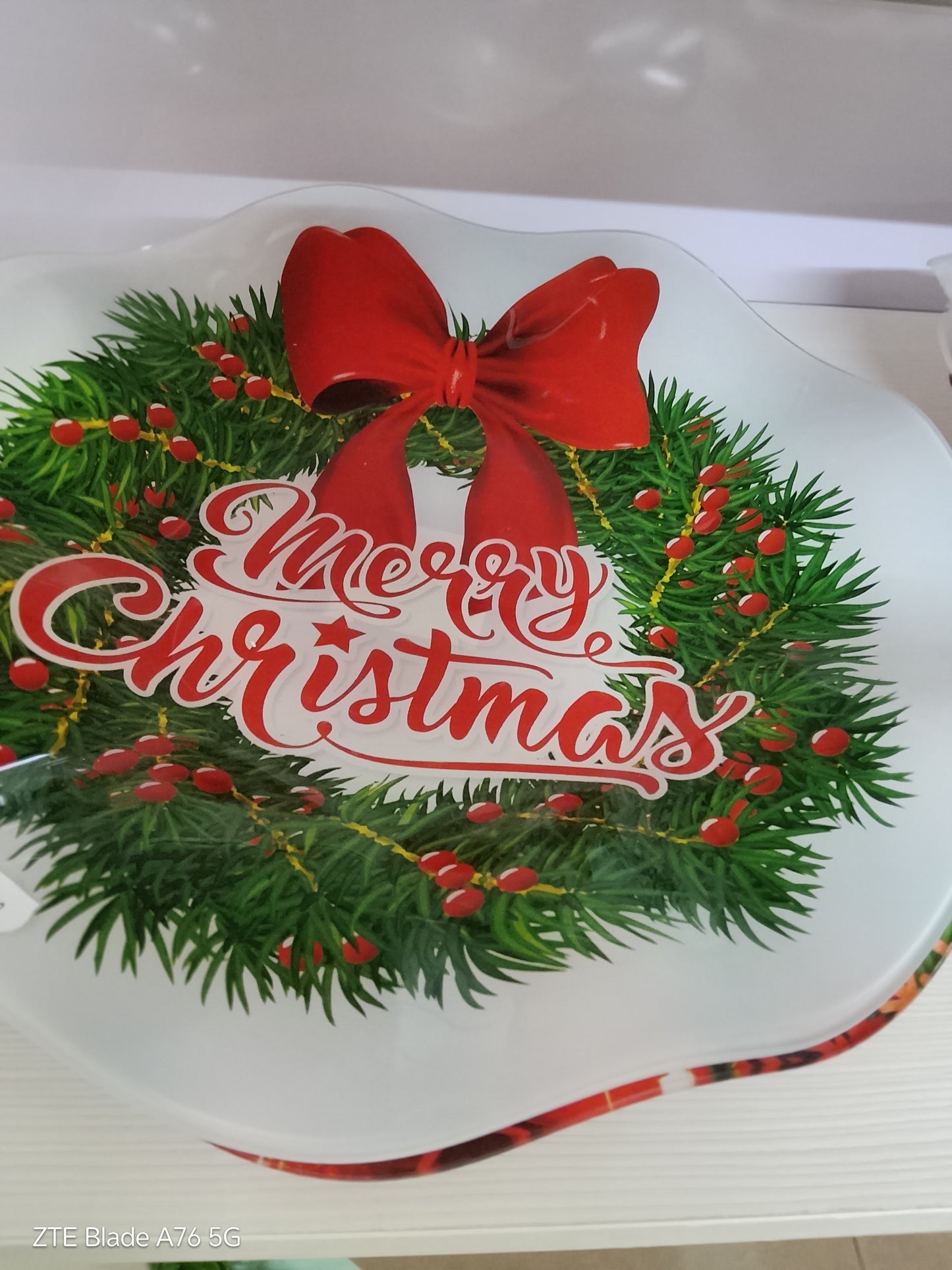 Piatto Decorativo "Merry Christmas"