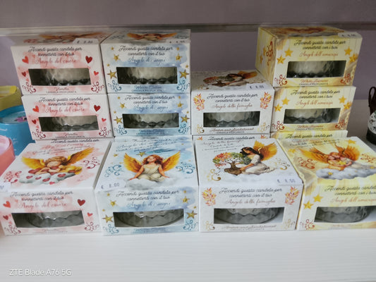 Candele Profumate Votive "L'Angelo Protettore"