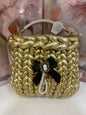 Borsa "Marshmallow" Oro- Eleganza, regalità e Morbidezza