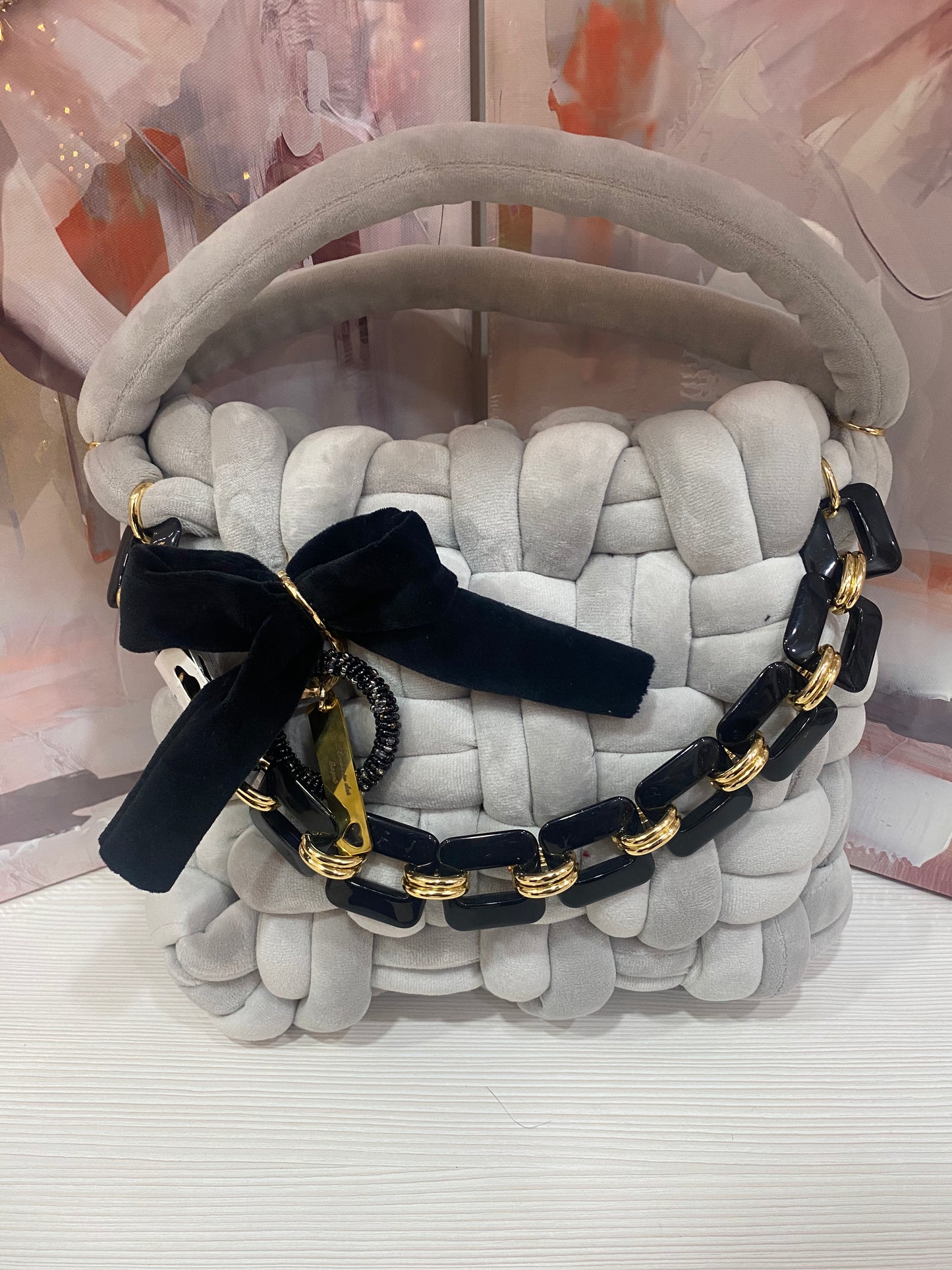 Borsa "Marshmallow" Grigia- Eleganza e Morbidezza (Copia)