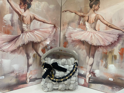 Borsa "Marshmallow" Grigia- Eleganza e Morbidezza (Copia)