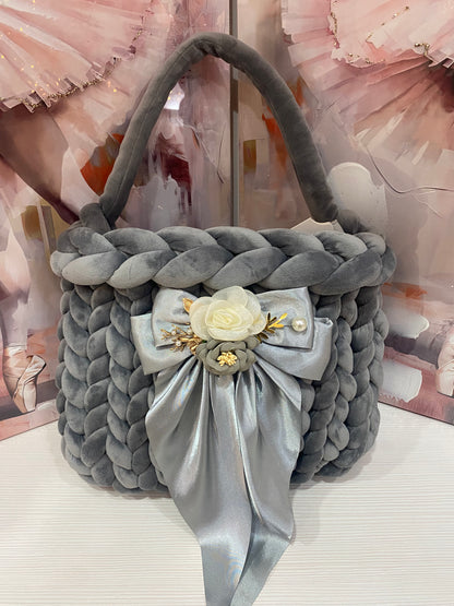 Borsa "Marshmallow" Grigia - Eleganza, raffinatezza e Morbidezza
