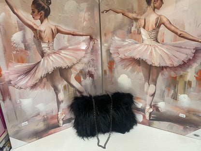 Pochette Sinuosa in Ecopelliccia