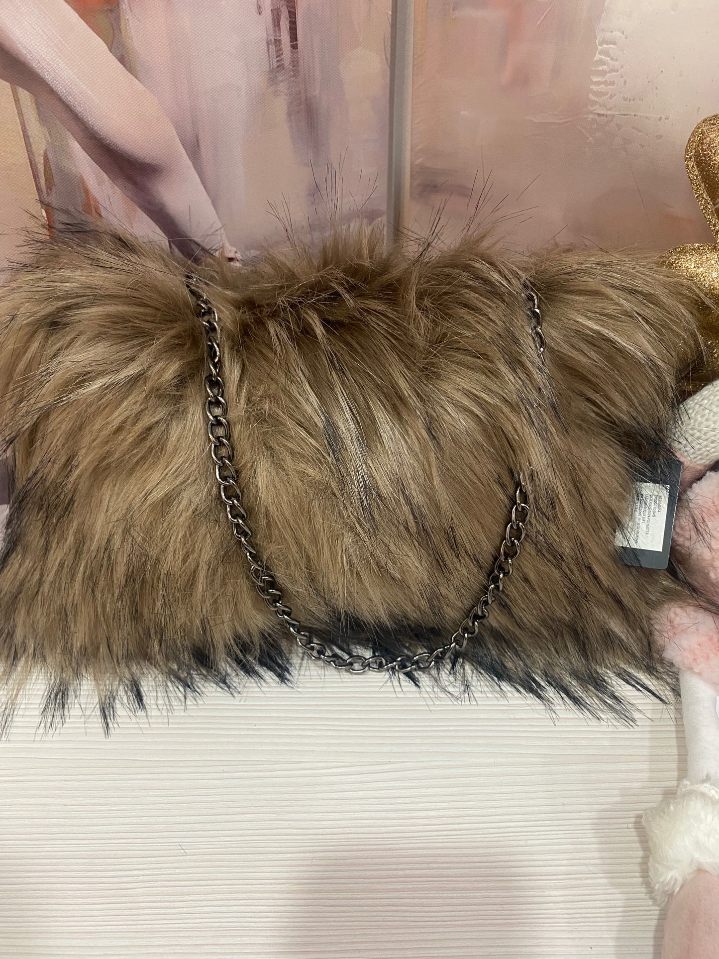 Pochette Sinuosa in Ecopelliccia