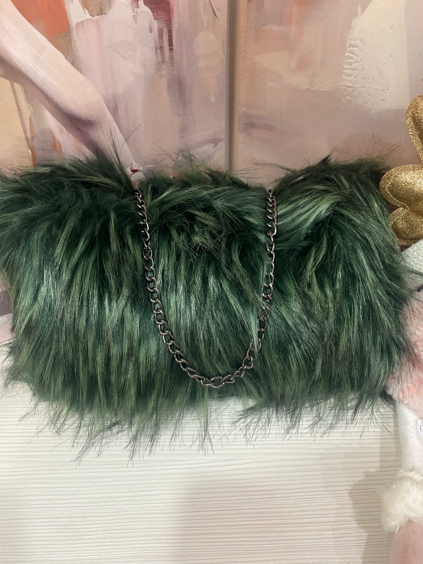 Pochette Sinuosa in Ecopelliccia