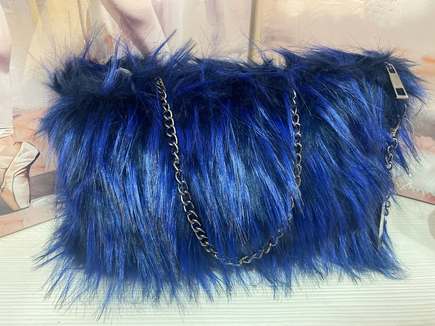 Pochette Sinuosa in Ecopelliccia