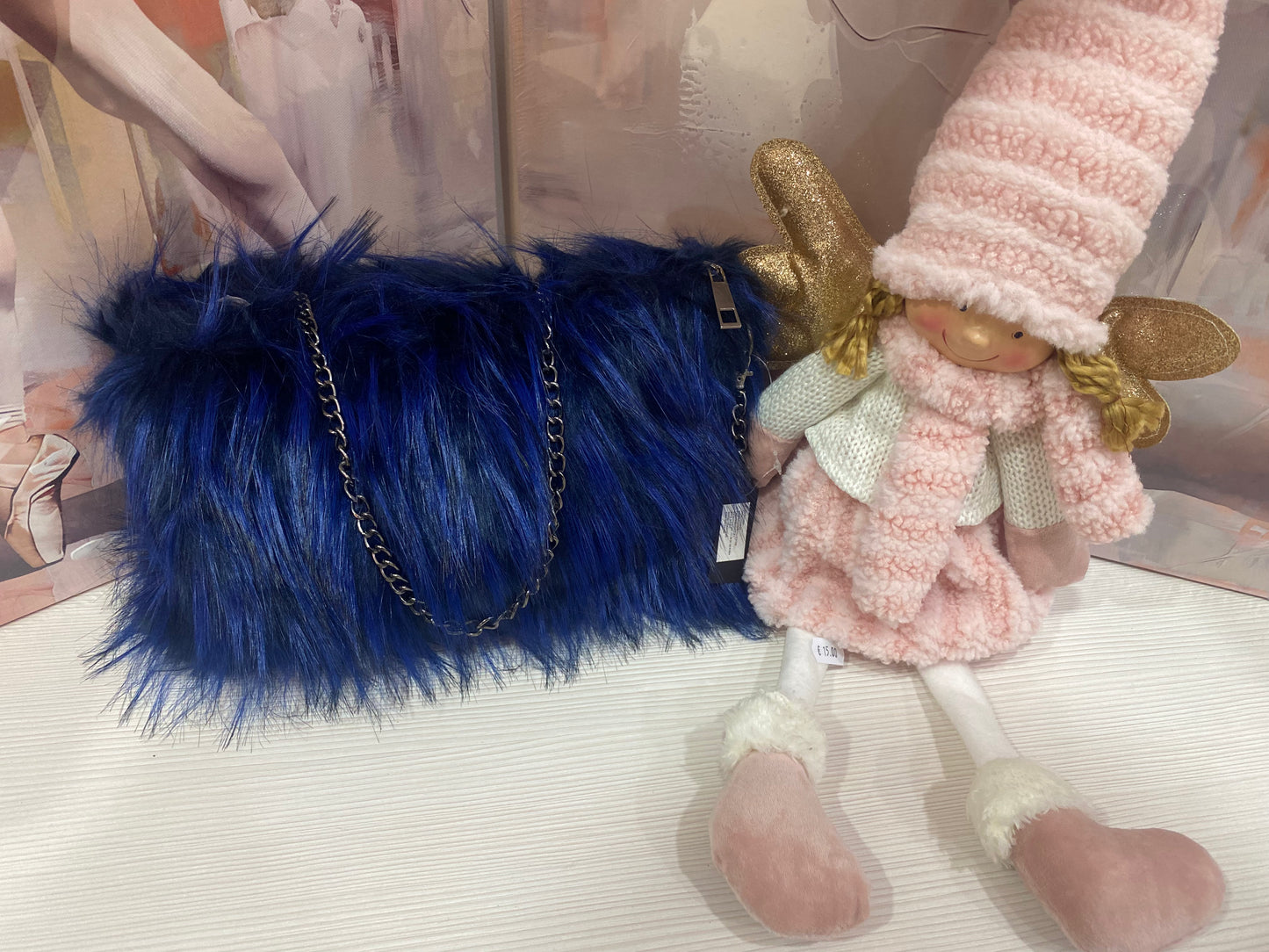 Pochette Sinuosa in Ecopelliccia