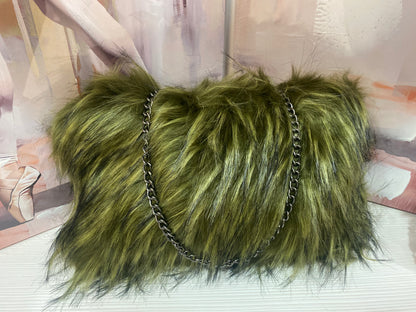 Pochette Sinuosa in Ecopelliccia
