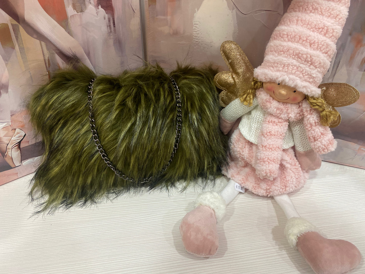 Pochette Sinuosa in Ecopelliccia