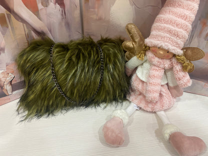 Pochette Sinuosa in Ecopelliccia