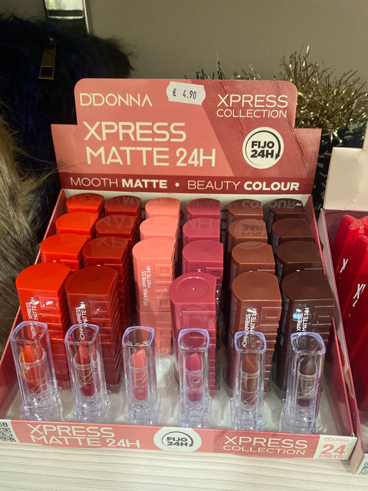 Rossetti DDONNA Xpress Matte 24H - Colore Intenso e Lunga Tenuta! 💋