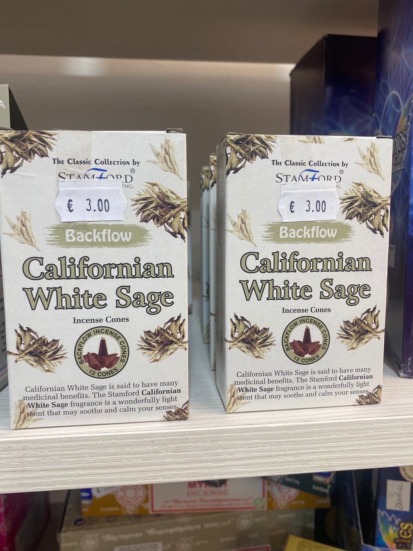 Coni d'Incenso Backflow "Californian White Sage"