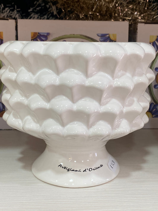 Vaso Pigna Siciliano "Artigiani d'Oriente" - Simbolo di Prosperità e Buon Augurio 🏡