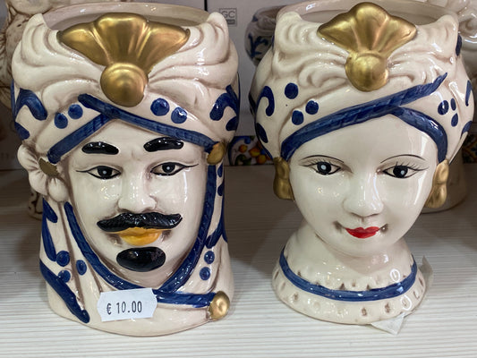 TESTA DI MORO COPPIA UOMO - DONNA