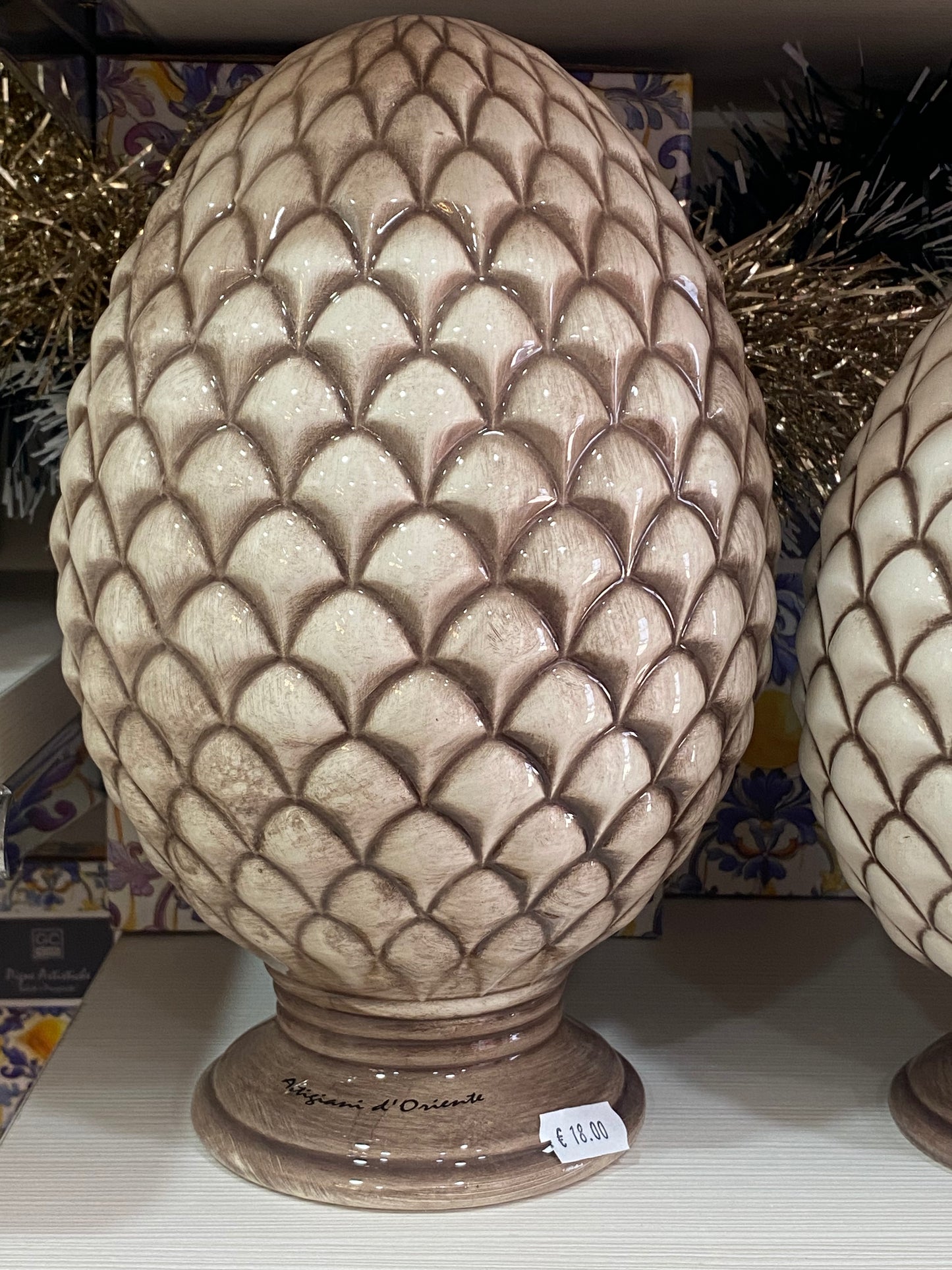 Pigna Siciliana "Artigiani d'Oriente" - Simbolo di Prosperità e Buon Augurio 🏡