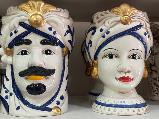 TESTA DI MORO COPPIA UOMO - DONNA