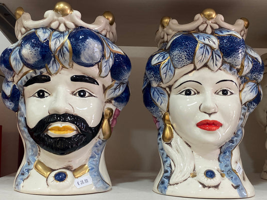 TESTA DI MORO COPPIA UOMO - DONNA