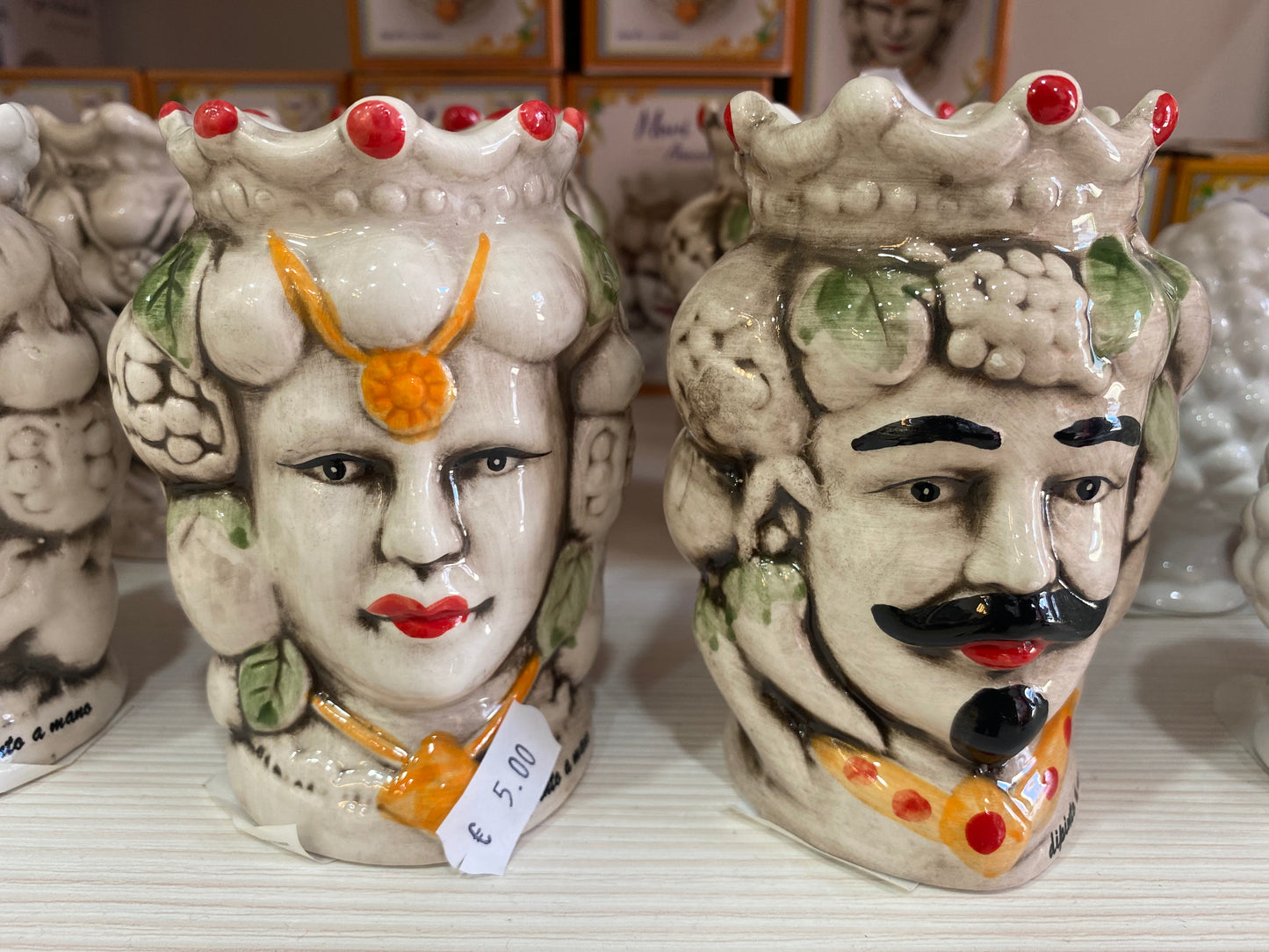 TESTA DI MORO COPPIA UOMO - DONNA