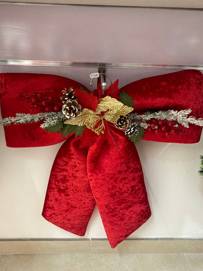 Fiocco Natalizio Scozzese Lussuoso - Realizzato a mano - Decorazione Festiva! 🎄