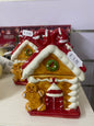 Casetta Decorativa in Ceramica "Winter Village"