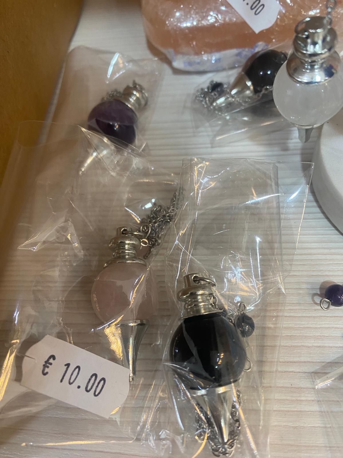 Pendoli in Pietra Naturale su Catenina