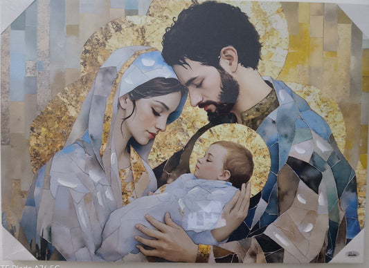 Quadro Sacra Famiglia - L'Amore Divino e la Nascita 🌟